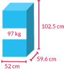 80kg, HxLxP = 87.2cm x 53.5cm x 47.2cm