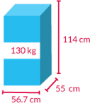 80kg, HxLxP = 87.2cm x 53.5cm x 47.2cm